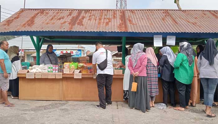 Operasi Pasar Pangan di Desa Santur Kota Sawahlunto
