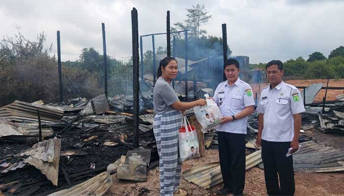 Pemkab Muba Gercep Bantu Korban Kebakaran Di Kelurahan Mangun Jaya