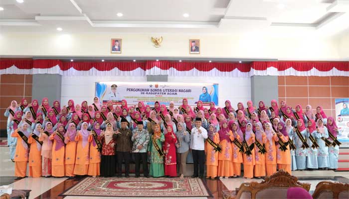Pengukuhan 92 Bunda Literasi Nagari se-Kabupaten Agam