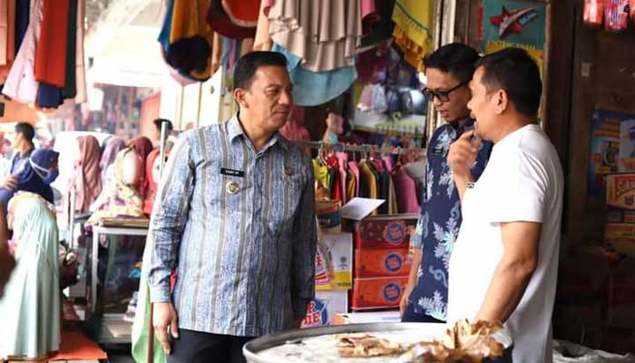 Pj Wako Padang Panjang Tinjau Pasar Pusat