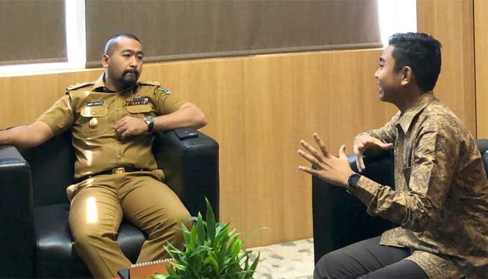 Thayyibal Syafiq silaturahmi dengan Wakil Gubernur Sumbar, Audy Joinaldy