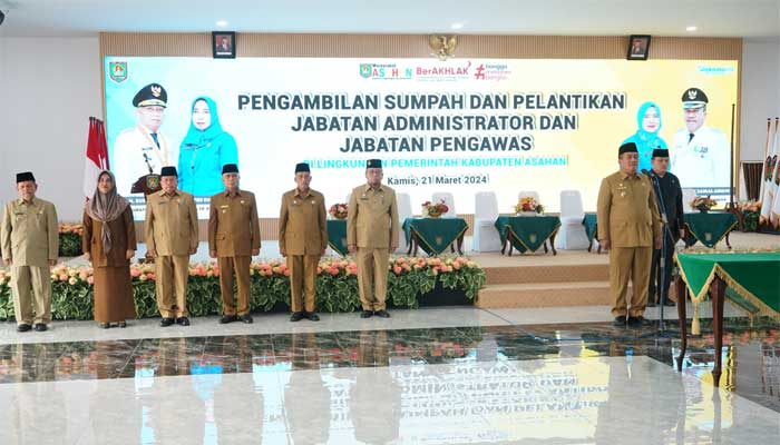 Wakil Bupati Asahan Lantik Pejabat Administrator dan Pejabat Pengawas