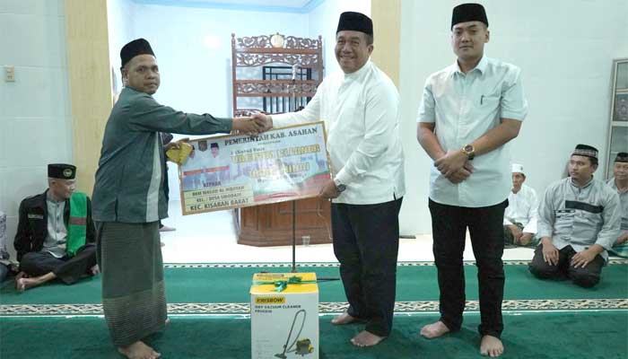 Wakil Bupati Asahan Safari Ramadan ke Masjid Al-Hidayah Sidodadi