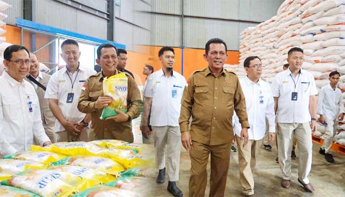 Gubernur Kepri, H Ansar Ahmad cek stok dan harga bahan pangan