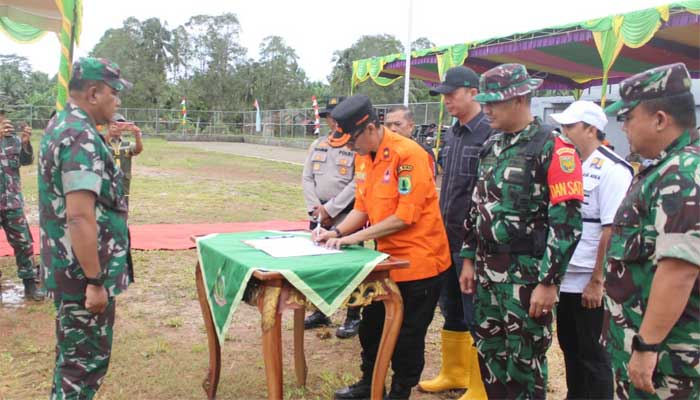 Kasdam II Sriwijaya Puji Pelaksanaan TMMD ke-119 di Kabupaten Musi Banyuasin 1 Penutupan TMMD ke-119 di Kabupaten Musi Banyuasin, Sumatera Selatan