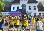 Senam Massal Awali Operasi Pasar Pangan di Kota Sawahlunto