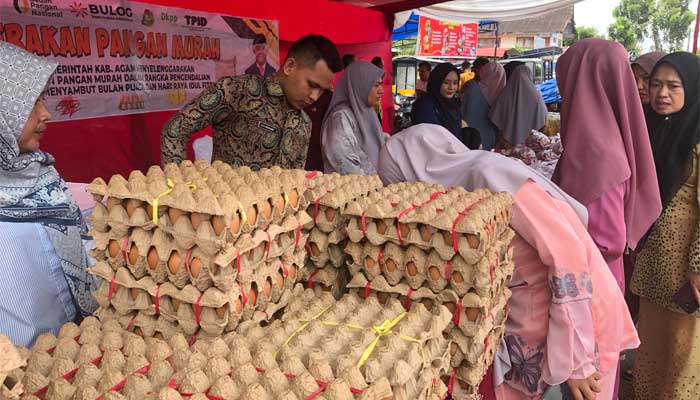 Gerakan Pangan Murah di Terminal Pasar Inpres Lubuk Basung