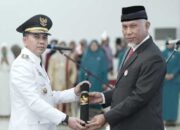 Gubernur Sumbar, Mahyeldi Bersama Penjabat Wali Kota Sawahlunto, Fauzan Hasan