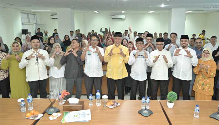 Gubernur Mahyeldi hadiri Halal Bihalal di Kantor Dinas Pangan Provinsi Sumbar