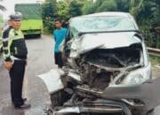 Kecelakaan Lagi Di Sijunjung, Toyota Innova Ringsek, 4 Orang Luka-Luka
