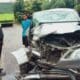 Kecelakaan Lagi di Sijunjung, Toyota Innova Ringsek, 4 Orang Luka-luka