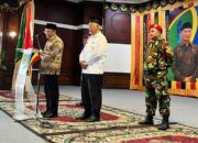 Menko Pmk, Muhadjir Effendy Berikan Sambutan Saat Silaturahmi Syawal Muhammadiyah Di Gedung Pancasila, Muaro Sijunjung