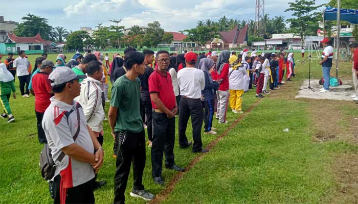 Camat Edo Aipa Pratama Buka O2SN Kecamatan Tanjung Mutiara