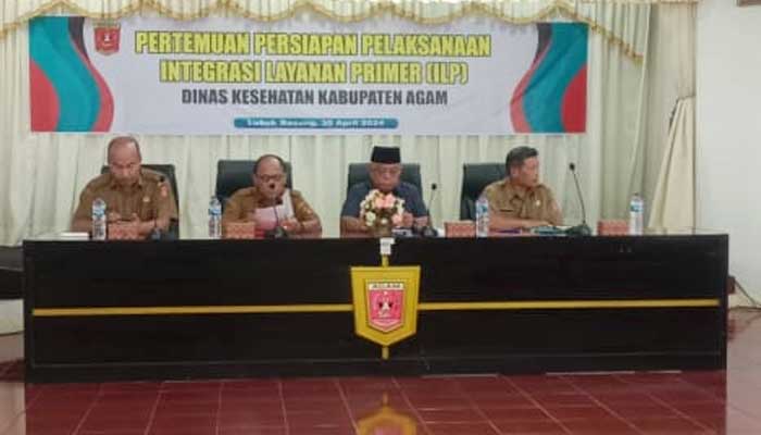 Pemkab Agam Bersiap Integrasikan Layanan Primer Kesehatan 1 Pemerintah Kabupaten Agam selenggarakan pertemuan persiapan Pelaksanaan Integrasi Layanan Primer (ILP)