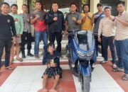Personel Gabungan Polres Dharmasraya Amankan Pelaku Pencurian Di Tebo, Jambi