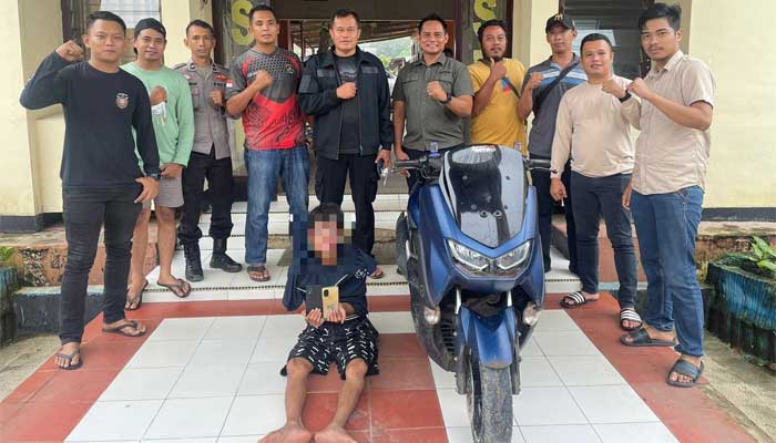 Personel Gabungan Polres Dharmasraya Amankan Pelaku Pencurian di Tebo, Jambi