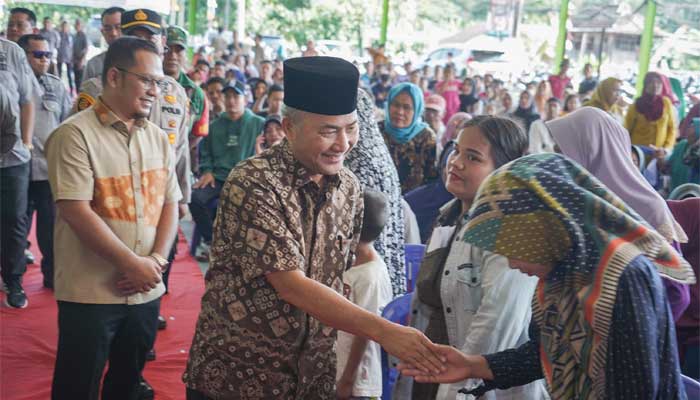 Pj Bupati Muba, Apriyadi Mahmud di Desa Lumpatan