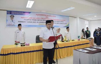 Pj) Wali Kota Sawahlunto, Zefnihan Melantik Dan Mengambil Sumpah Jabatan Pppk Formasi Tahun 2023