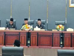 Rapat Paripurna Dprd Kota Padang Terkait Penyampaian Pendapat Akhir Fraksi-Fraksi Dan Rekomendasi Terhadap Lkpj Walikota Padang Tahun 2023