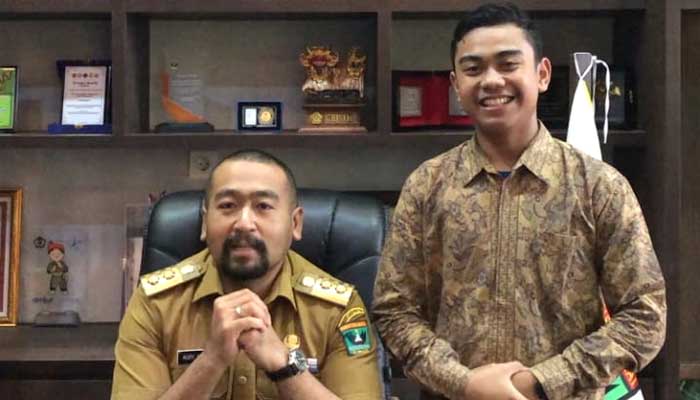 Wakil Gubernur Sumbar, Audy Joinaldy bersama Thayyibal Syafiq