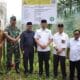 Bupati Dharmasraya, Sutan Riska Tuanku Kerajaan hadiri syukuran pembangunan Jembatan Gantung Sungai Batanghari yang menghubungkan Siguntur sampai ke Siluluak, Sungai Langsek, Kecamatan Sitiung