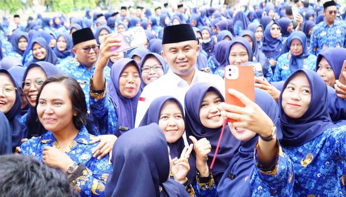 Bupati Dharmasraya, Sutan Riska Tuanku Kerajaan bersama PPPK yang dilantik