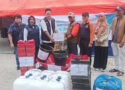 Garuda Indonesia Serahkan Bantuan Darurat Banjir Bandang Lahar Dingin di Kabupaten Agam