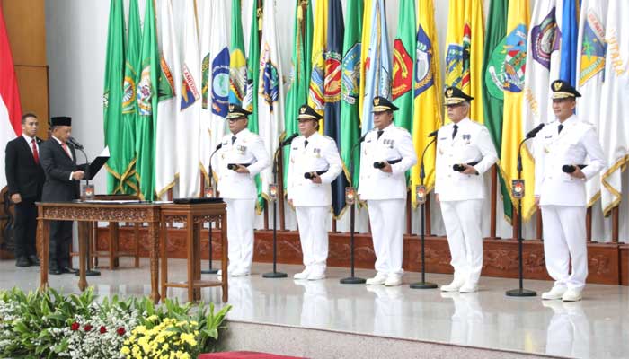 Mendagri Lantik 5 Penjabat Gubernur