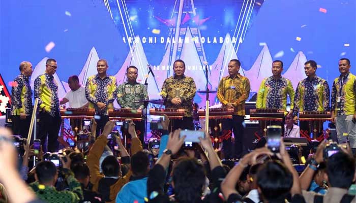Pj Bupati Lampura, Aswarodi hadiri Pembukaan Pekan Raya Lampung