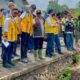Sekretaris Dirjen Cipta Karya Kementerian PUPR RI, Riono Suprapto, di Posko Penanggulangan Bencana SDN 08 Simpang Bukik, Kabupaten Agam
