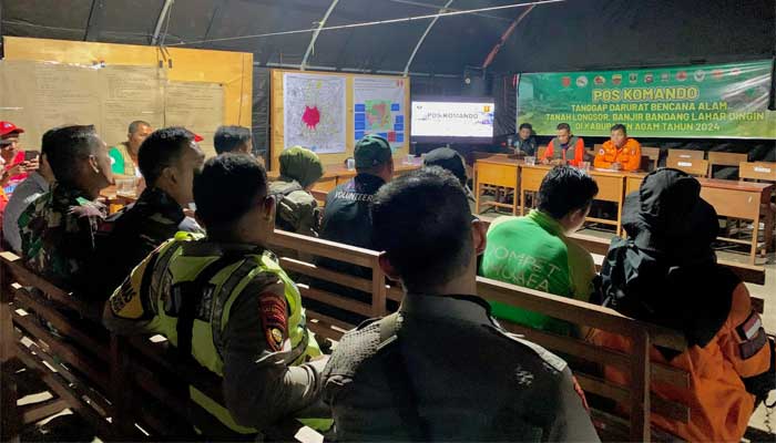 Satgas Evaluasi Penanggulangan Bencana Banjir Bandang dan Longsor di Agam