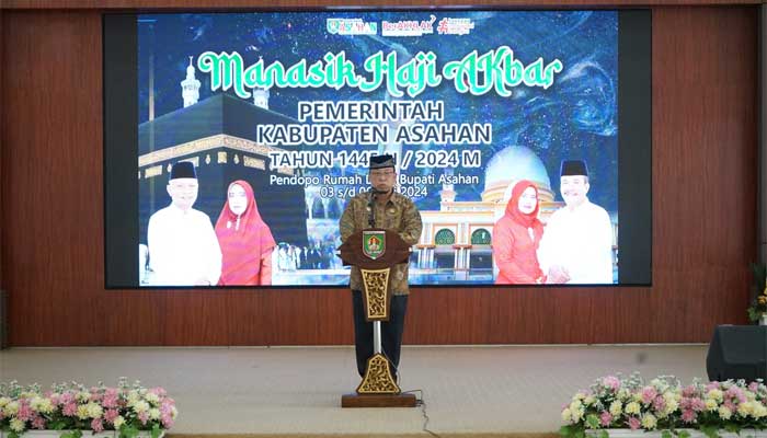 Sekretaris Daerah Kabupaten Asahan, John Hardi Nasution, buka Manasik Haji 1445 H/2024 M