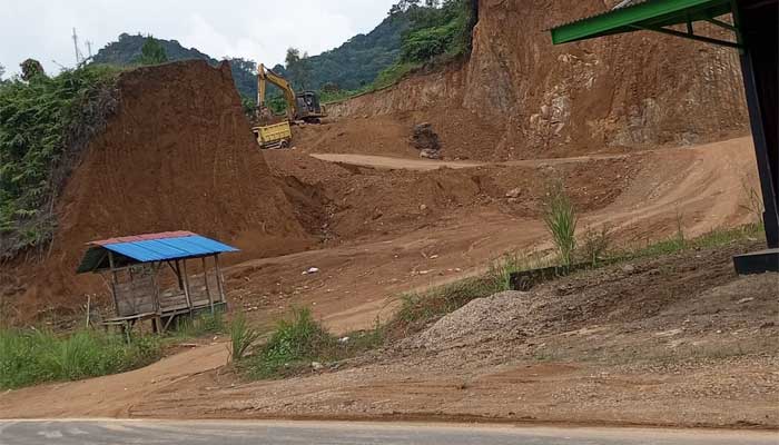 Tambang Galian Tanah Uruk di By Pas Ngalau, Kota Payakumbuh