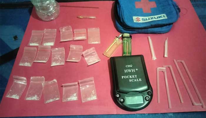 Barang bukti kasus narkotika golongan I sabu-sabu