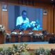 Sudjono paparkan pandangan di saat Rapat Paripurna di gedung DPRD Kabupaten Malang
