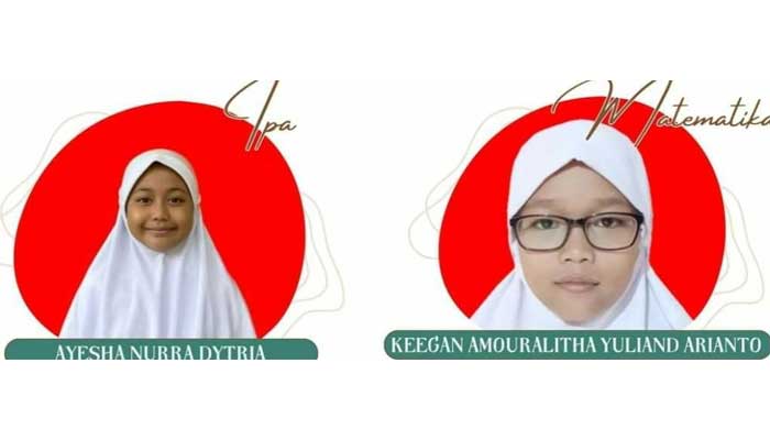 Ayesha Nurra Dytria dan Keegan Amouralitha Yuliand Arianto