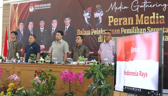 KPU Muba Gelar Media Gathering untuk Sukseskan Pemilihan Serentak 2024