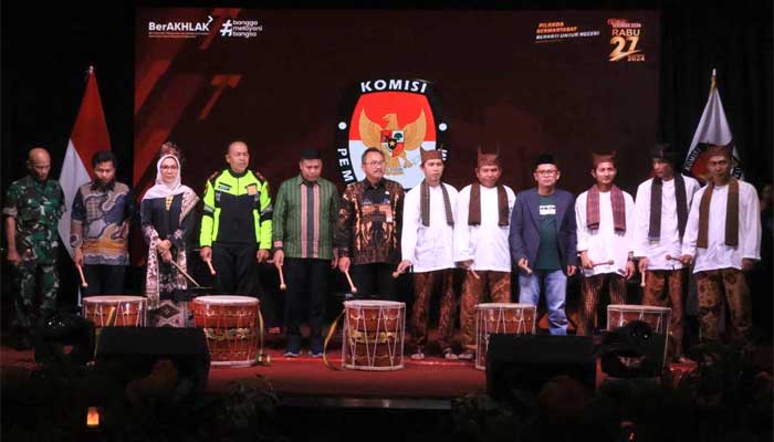KPU Payakumbuh Launching Tahapan Pilkada 2024