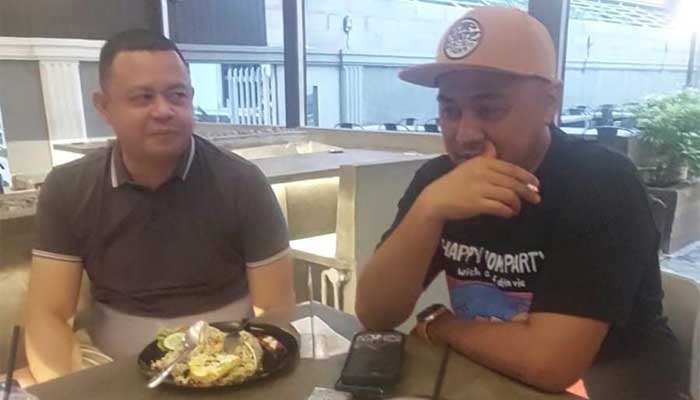 Ketua Persatuan Keluarga Pangkalan Pekanbaru, Febry Utama, silaturahmi bersama perwakilan tim Dody Delvy