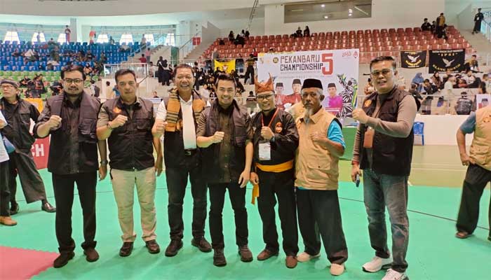 Kontingen Persatuan Silat Luhak Nan Bungsu Solok Bio-Bio disambut Walikota, Sekda dan Ketua IPSI Pekanbaru