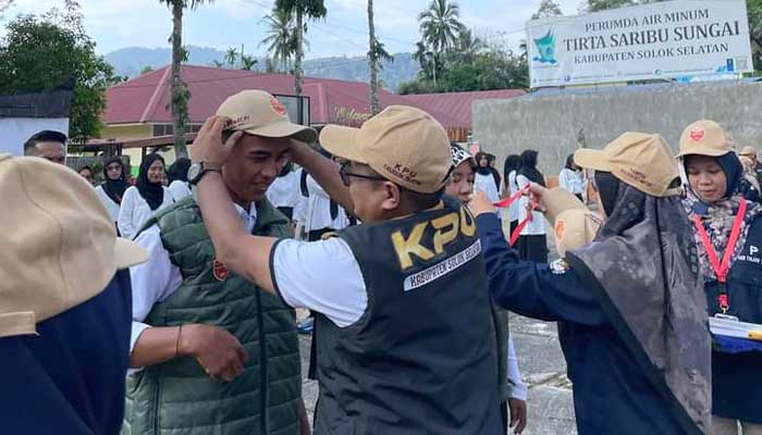 PPK Sungai Pagu Adakan Apel Persiapan Coklit Serentak Pilkada 2024