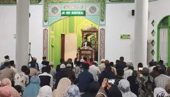Pemko Bukittinggi Gelar Salat Idul Adha 1445 Η di Masjid Al-Hanif Kodim 0304 Agam