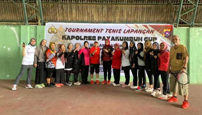Polres Payakumbuh Gelar Turnamen Tenis