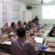 Rapat Koordinasi Persiapan PSU DPD RI Sumbar di ruang rapat KPU Padang Panjang