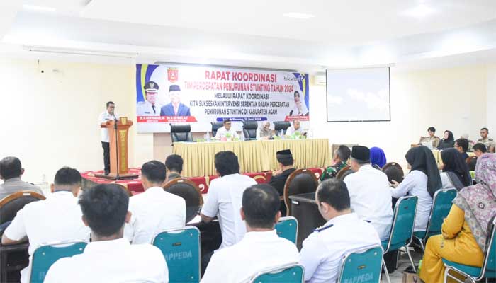 Rapat Koordinasi Tim Percepatan Penurunan Stunting (TPPS) Kabupaten Agam Tahun 2024