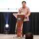Plt. Sekjen Kemendagri, Tomsi Tohir dalam Rakor Pusat dan Daerah dalam rangka Penguatan Pemerintahan Desa se-Indonesia
