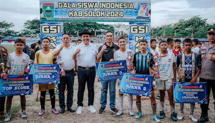 Penutupan Turnamen Gala Siswa Indonesia Kabupaten Solok