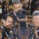 Wako Solok, Zul Elfian Umar berbincang dengan residen Jokowi di Rakernas Apeksi XVII di Balik Papan