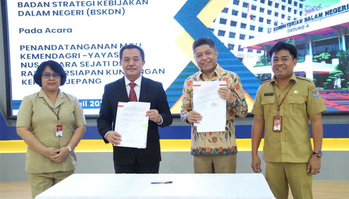 BSKDN Kemendagri Teken MoU Program Review dengan Koso Nippon dan Yayasan Nusantara Sejati
