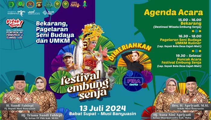 Ayo Ikut Bekarang Bersama Pj Bupati Muba di Festival Embung Senja, Ada Artis Ibukota Lho 1 Festival Embung Senja
